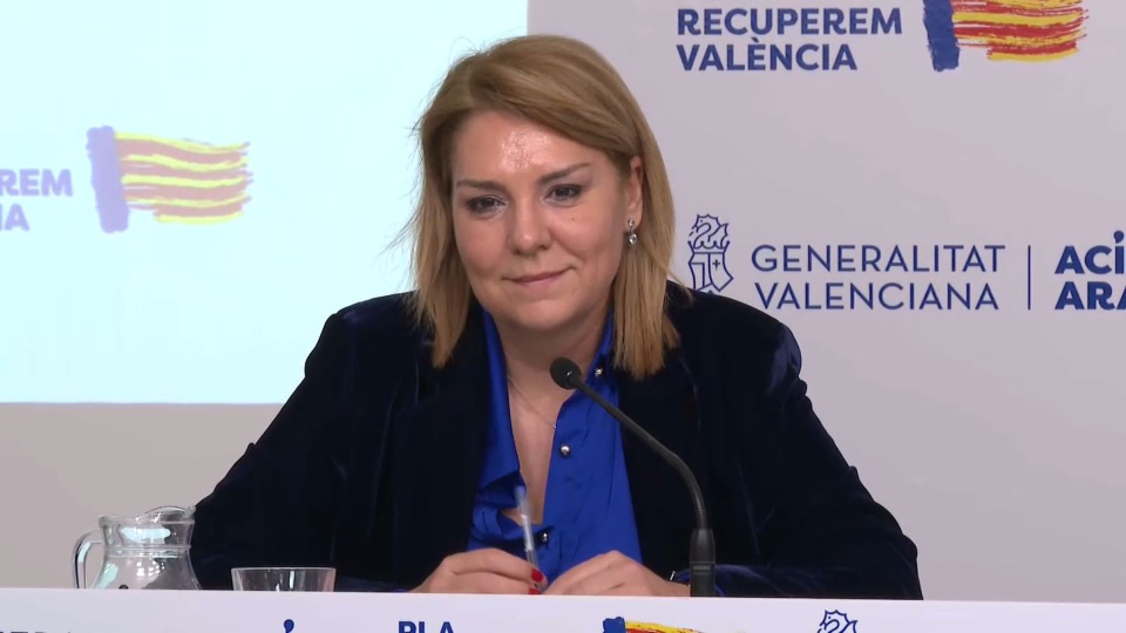 La vicepresidenta i portaveu del Consell, Susana Camarero