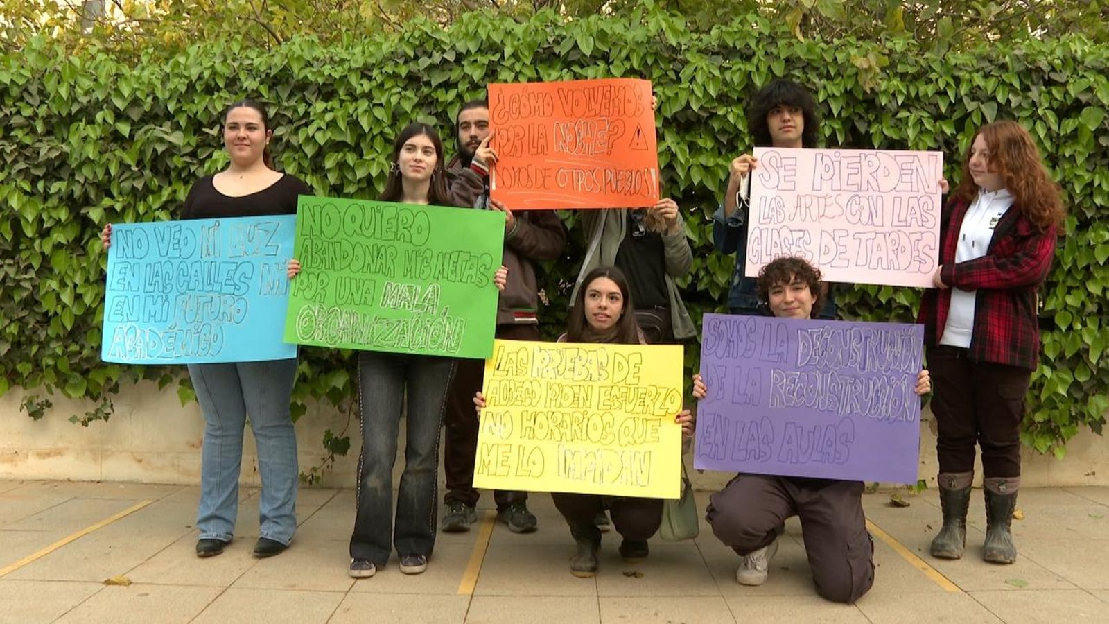 L’alumnat de batxillerat de l’IES Berenguer Dalmau reclama recuperar les classes al matí