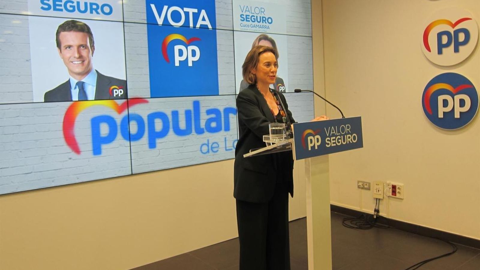 La vicesecretària de Política Social del PP i diputada per La Rioja, Cuca Gamarra