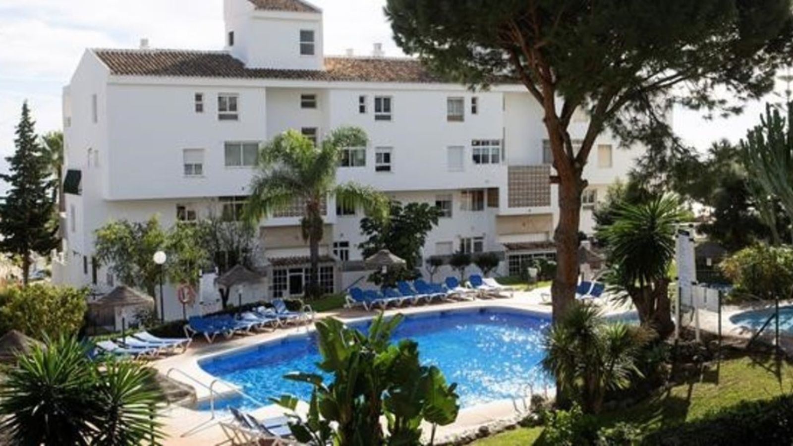 Piscina a Mijas on un home de nacionalitat britànica i dos dels seus fills menors van morir ofegats