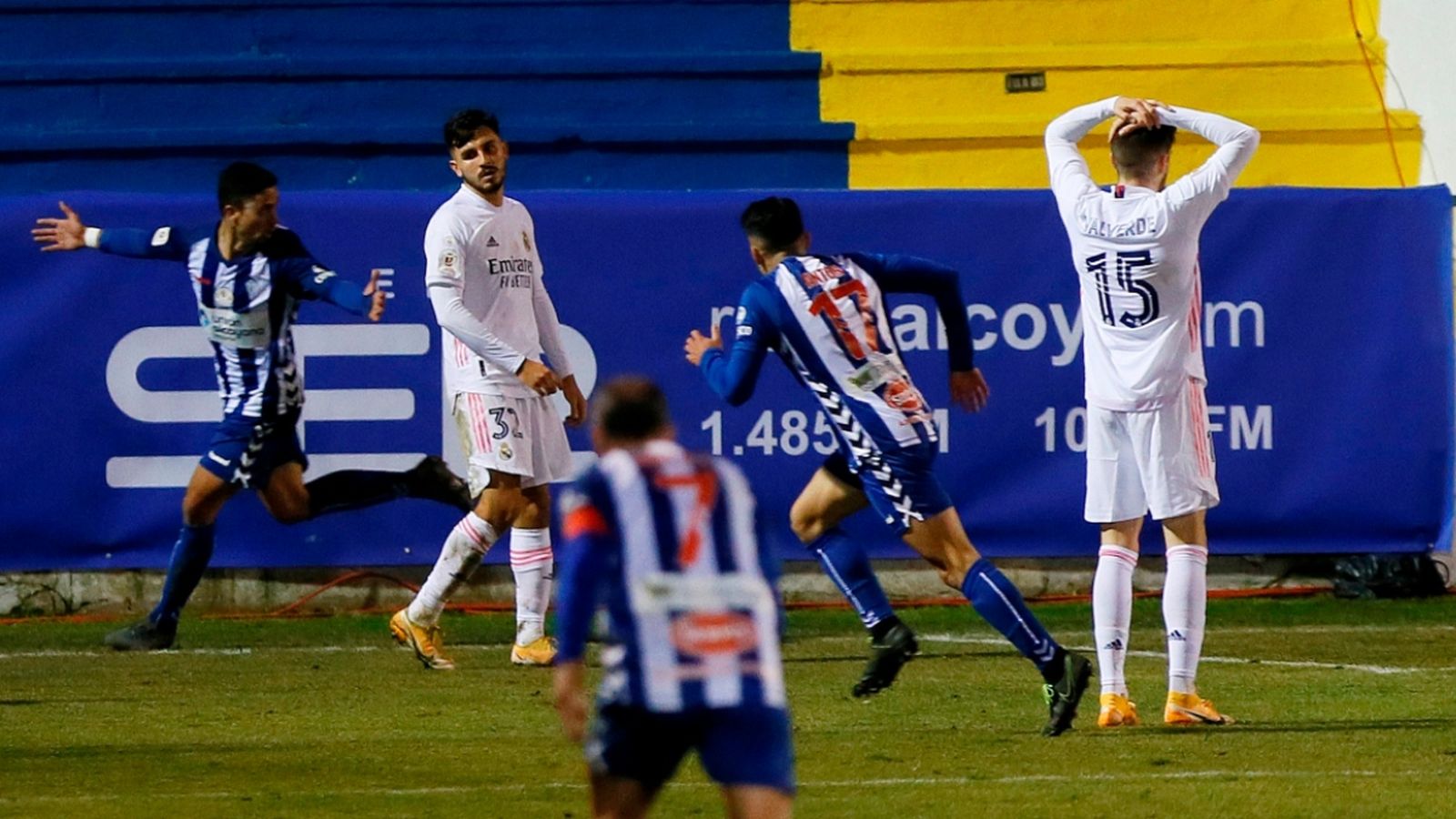 José Solbes ha fet el gol de l'Alcoià en la segona part, que ha permés portar el partit a la pròrroga
