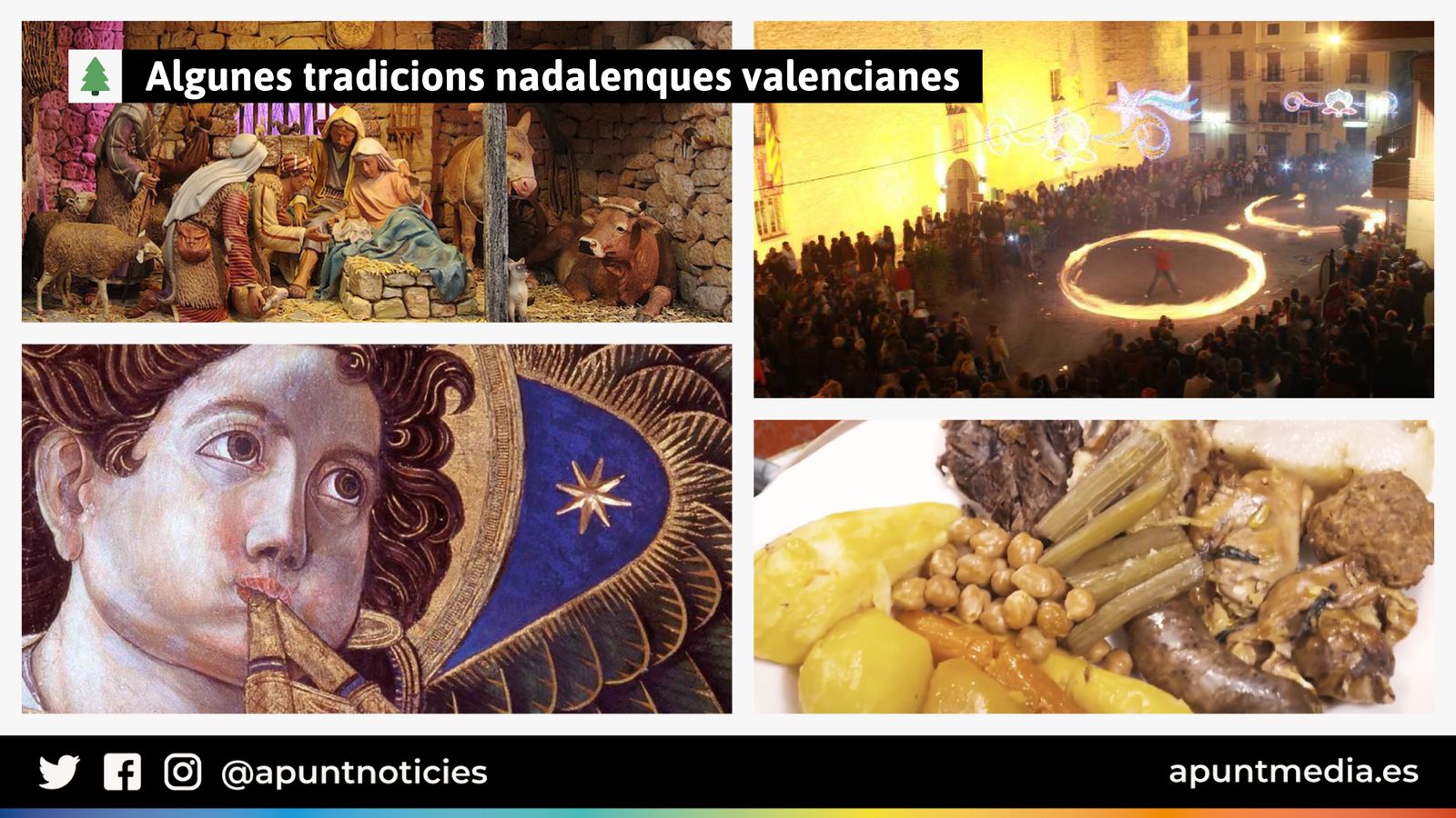 Imatges d'arxiu d'algunes tradicions nadalenques valencianes