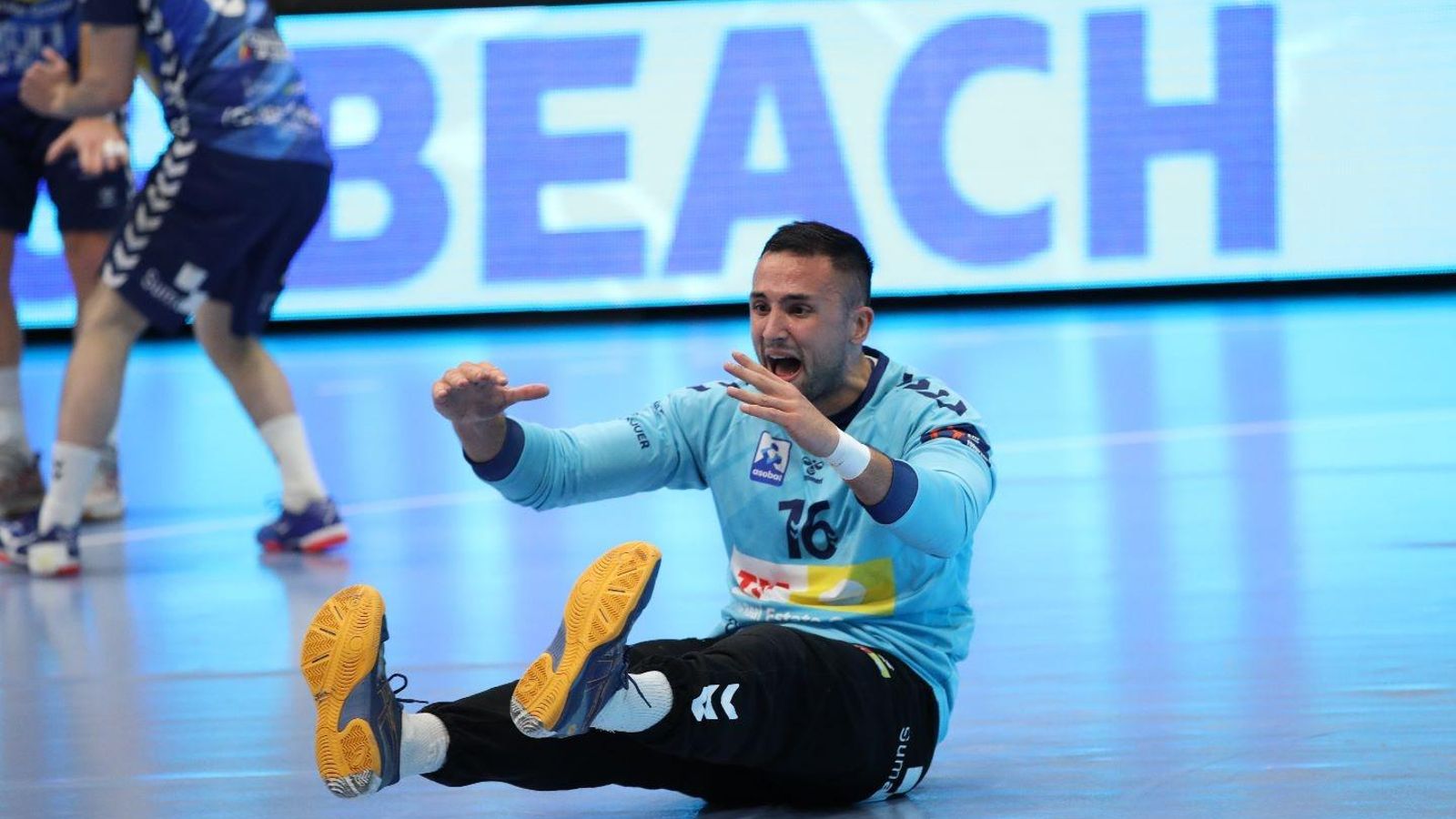 Els jugadors del Benidorm han celebrat la victòria