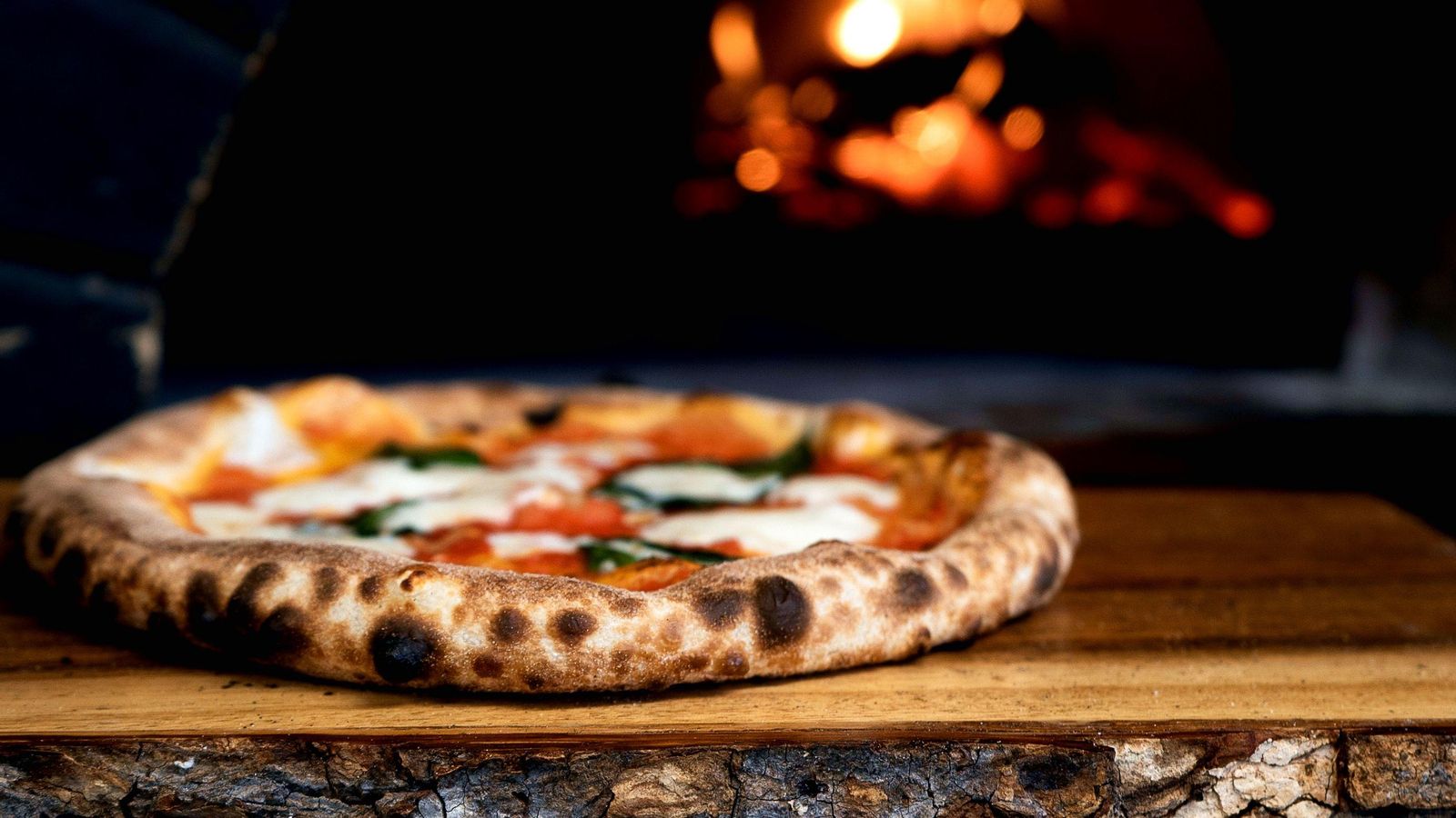 Imatge d'arxiu d'una pizza napoletana