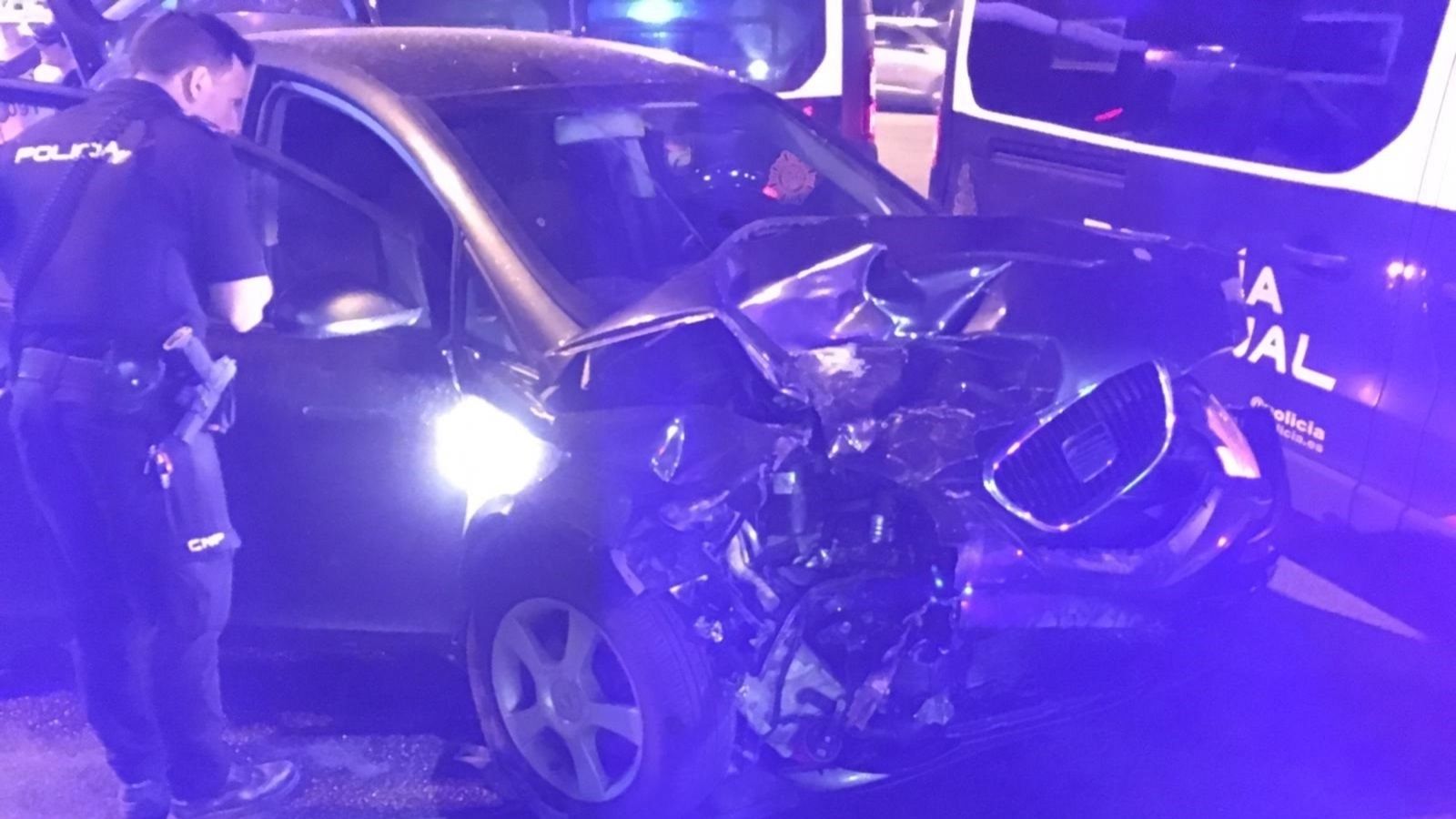 La Policia Nacional va detindre un home després de posar en risc la seguretat viària