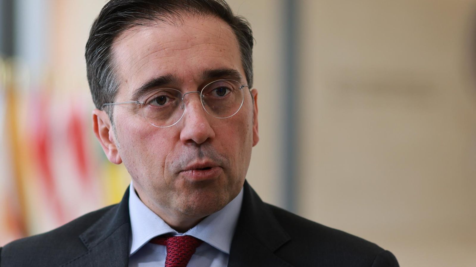 José Manuel Albares a la reunió de misitres d'exteriors a Luxemburg