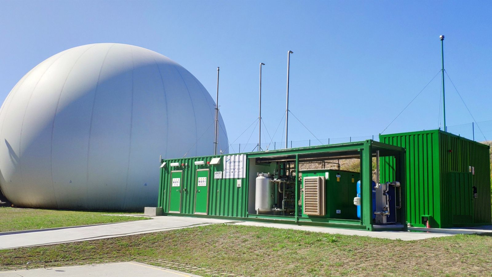 Imatge d'arxiu d'una planta d'hidrogen verd