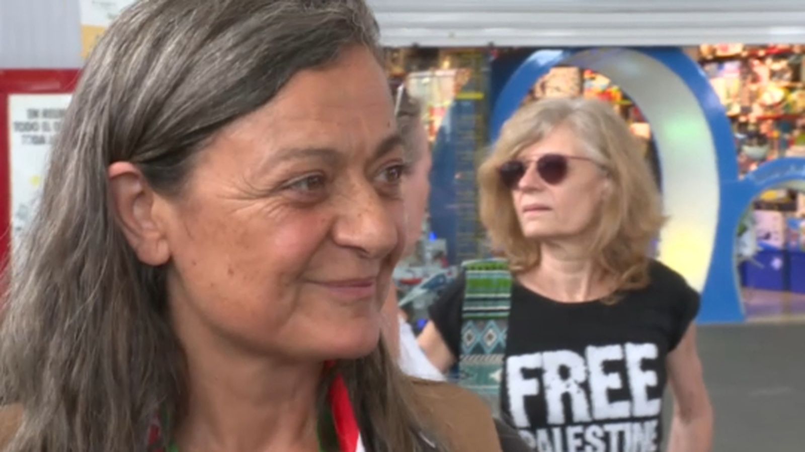 Emilia Nácher, a la seua arribada a València