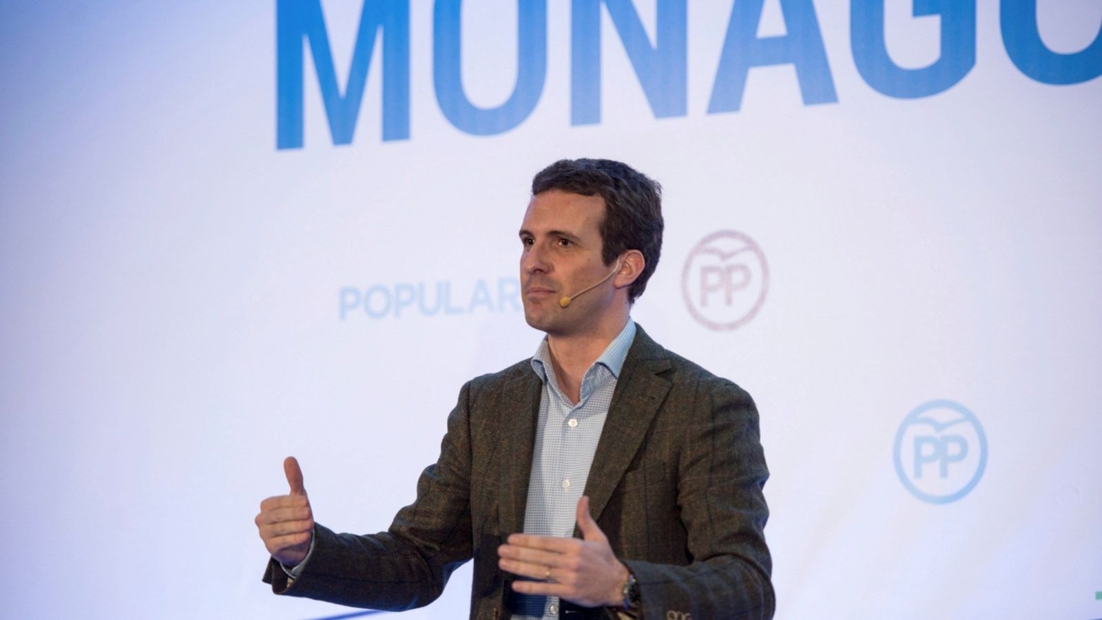 El president del PP, Pablo Casado