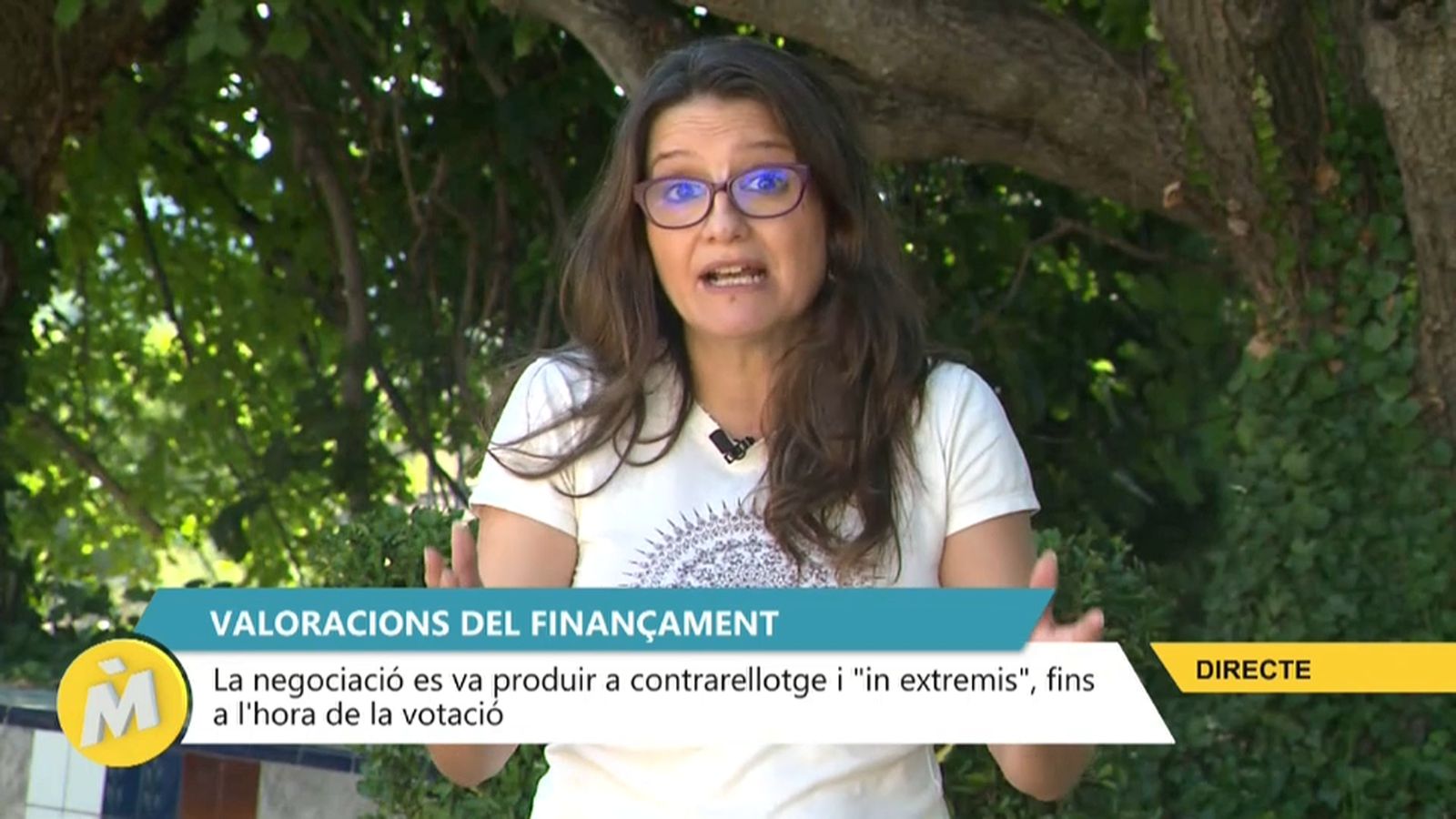 Mónica Oltra, sobre l\'infrafinançament valencià: “Som una anomalia democràtica”