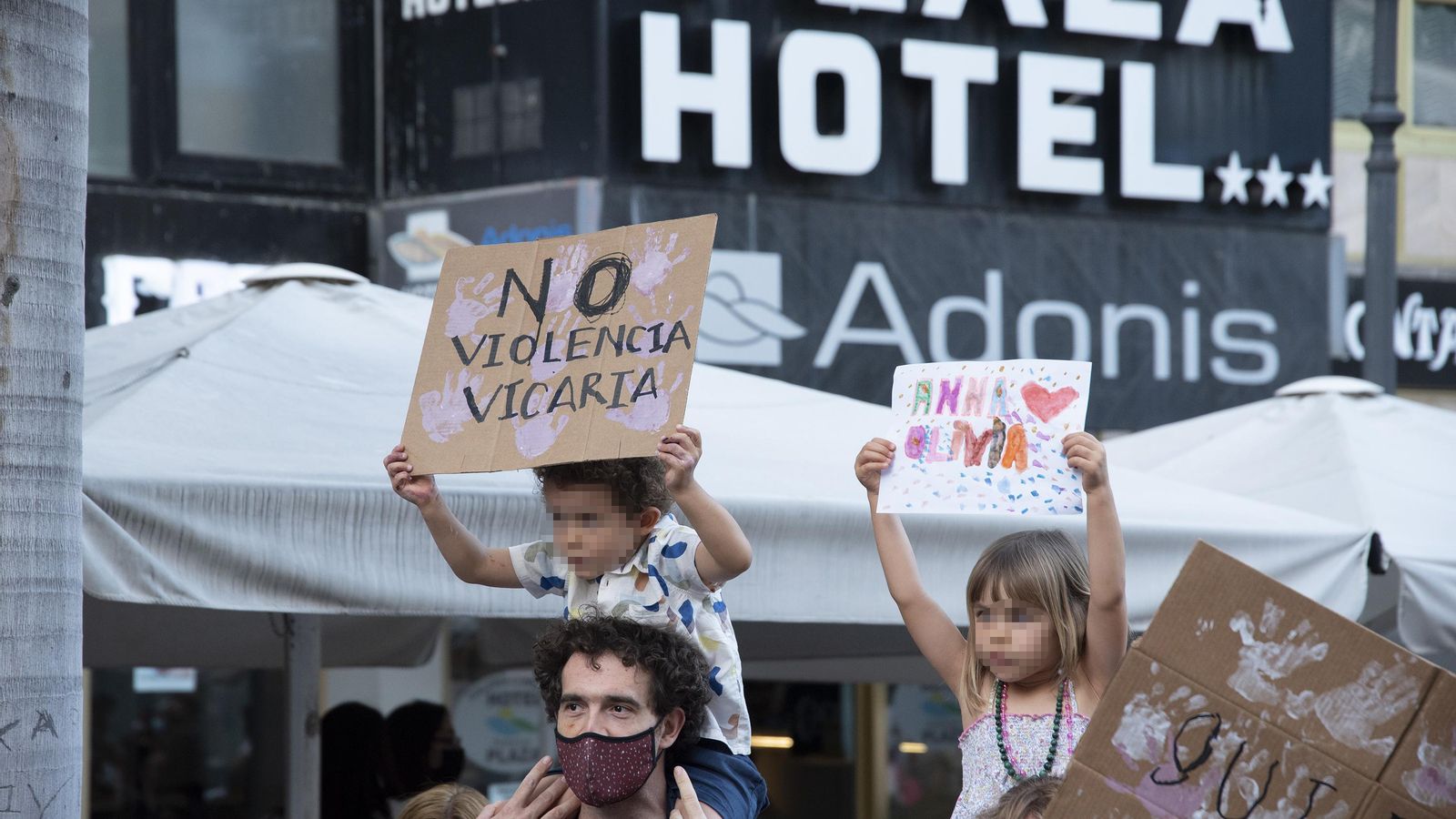 Manifestació en Tenerife contra la violència vicaria
