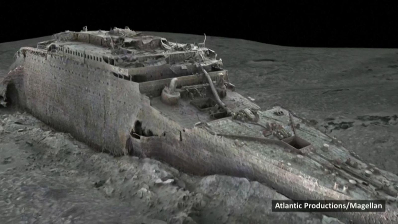 Impressionants imatges del Titanic en tres dimensions