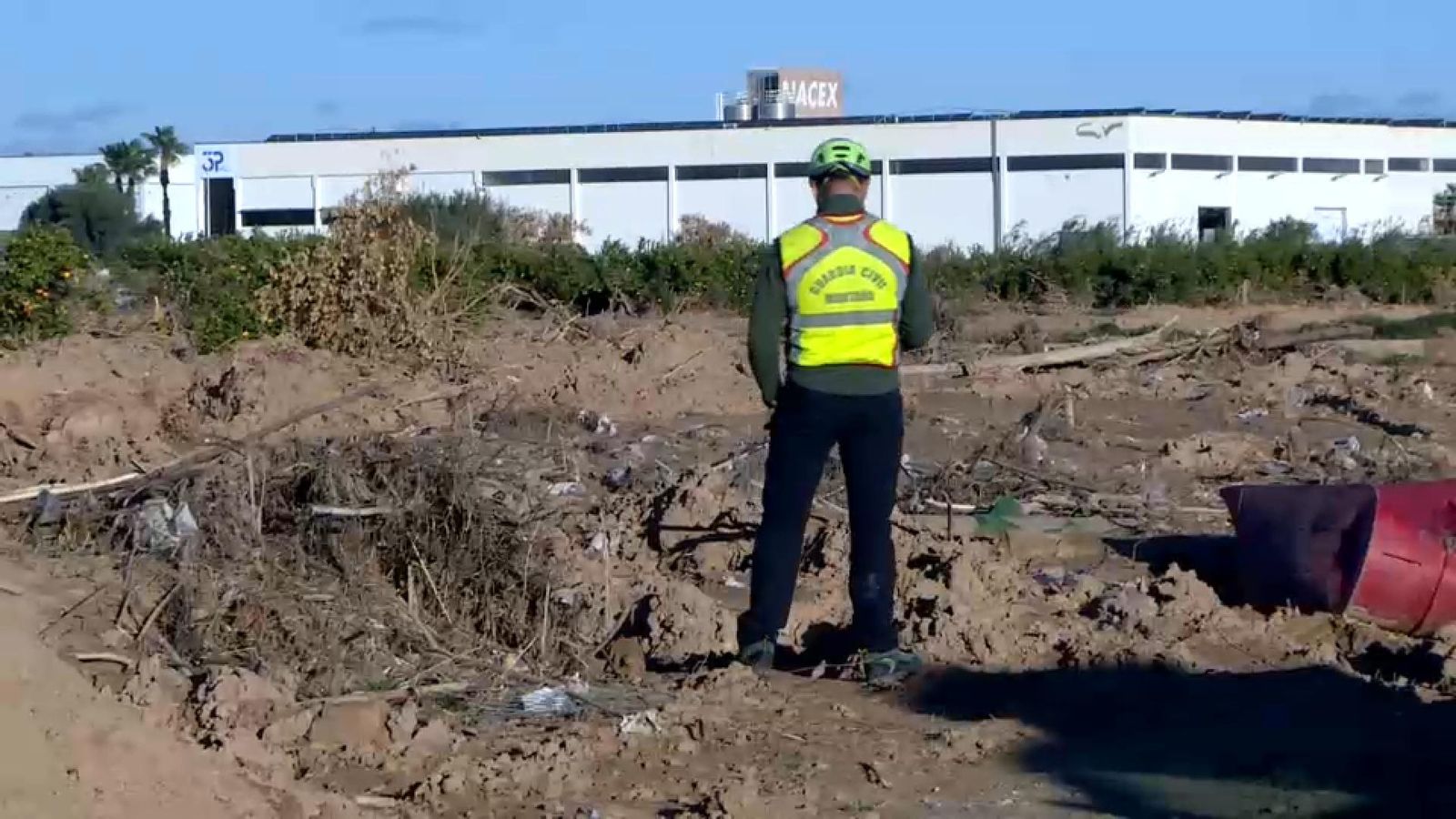 Zona del barranc de Poio on s'intensifica la cerca dels desapareguts