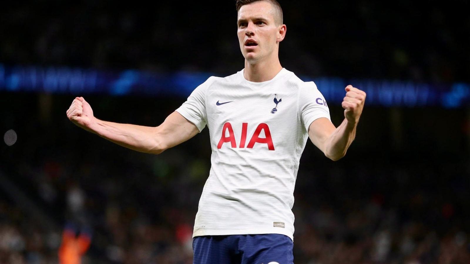 Lo Celso amb la samarreta del Totenham