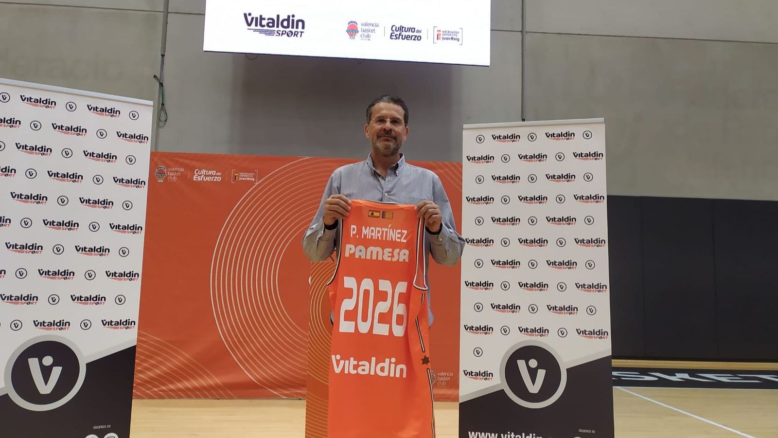 El nou entrenador del València Basket, Pedro Martínez