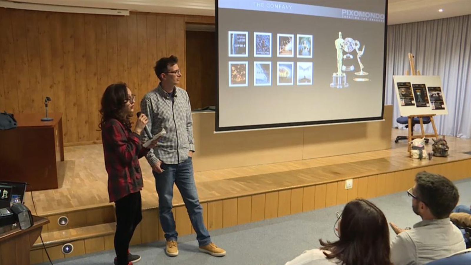 VÍDEO | ‘Masterclass’ del responsable d\'animació de la sèrie ‘Joc de trons’ al Port de Sagunt