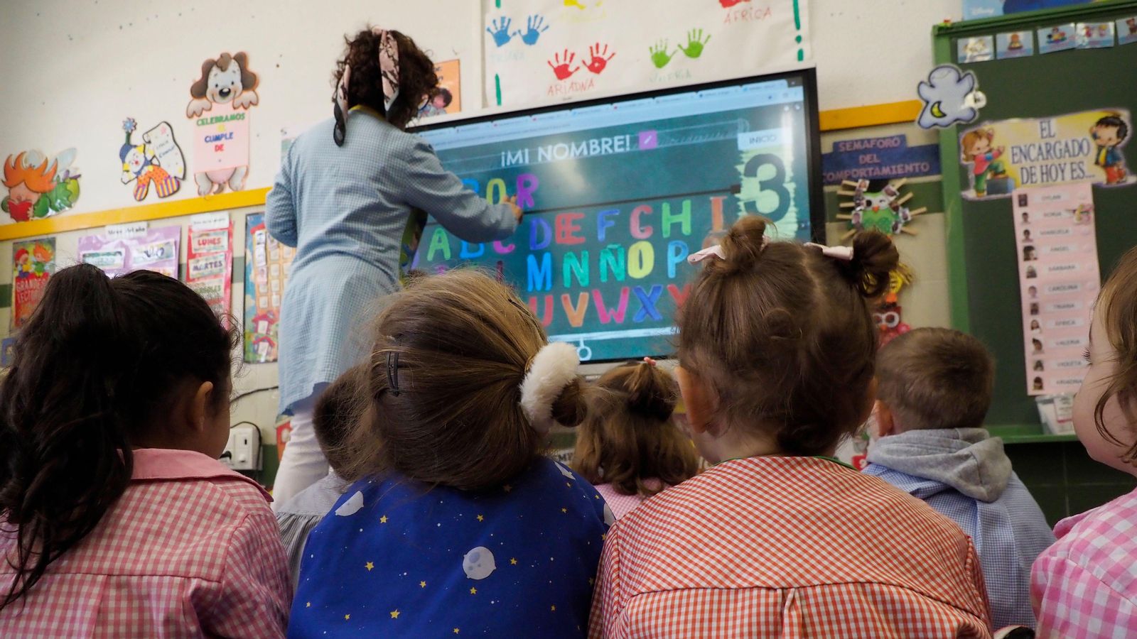 Imatge d'arxiu d'una escola rural