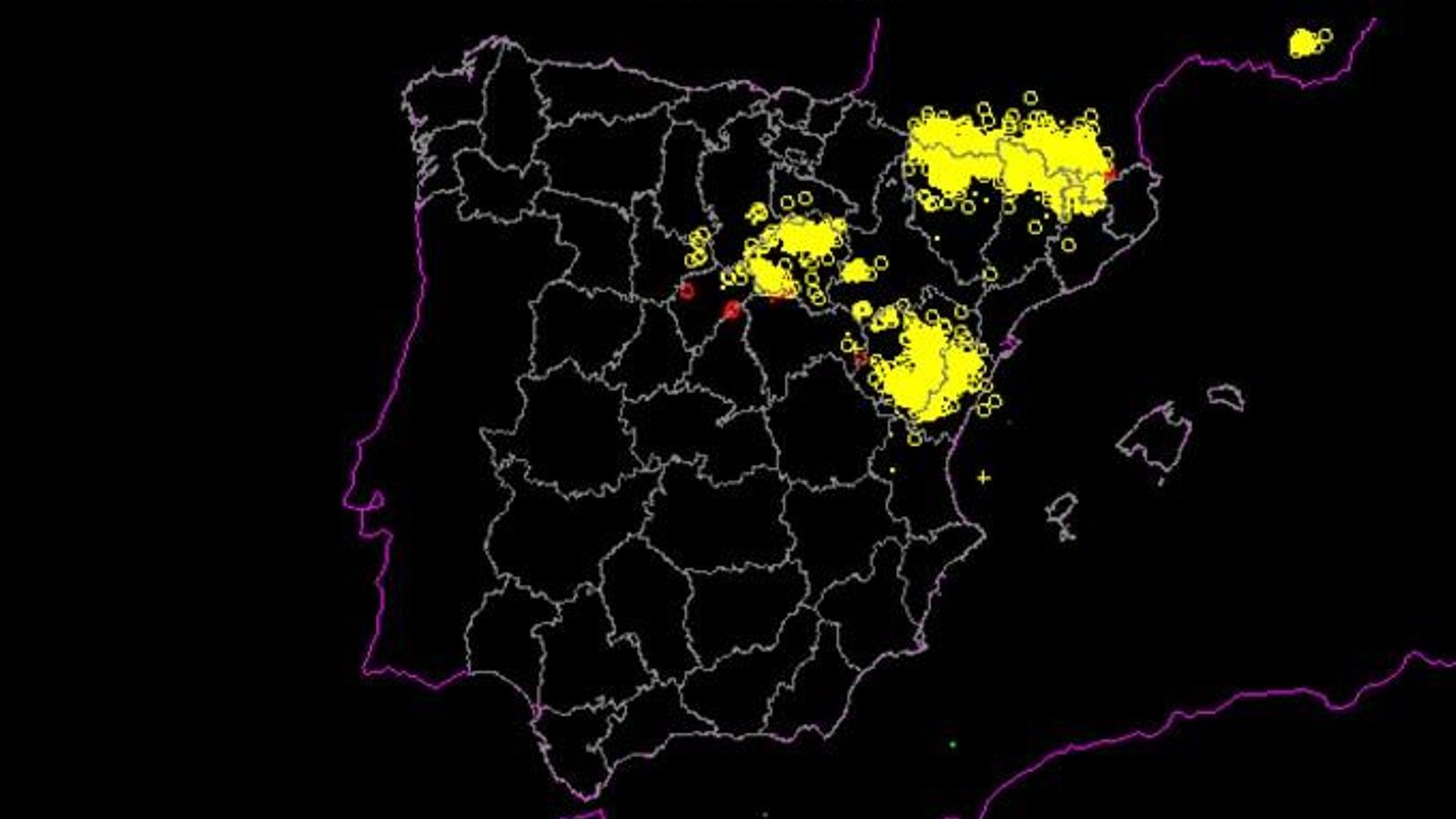 Els llamps causen diversos incendis a les comarques del nord
