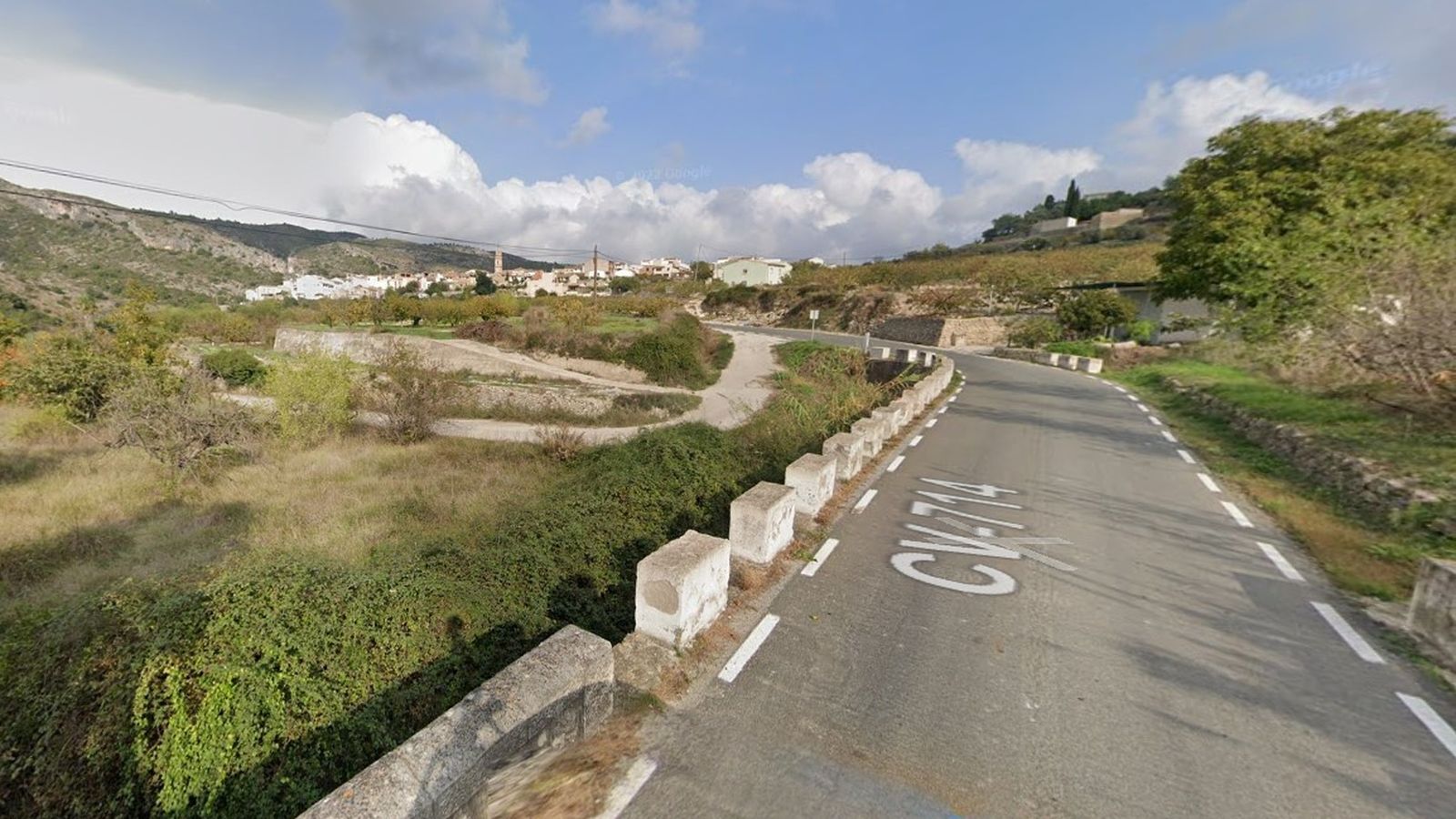 Imatge de la carretera on van tindre lloc els fets