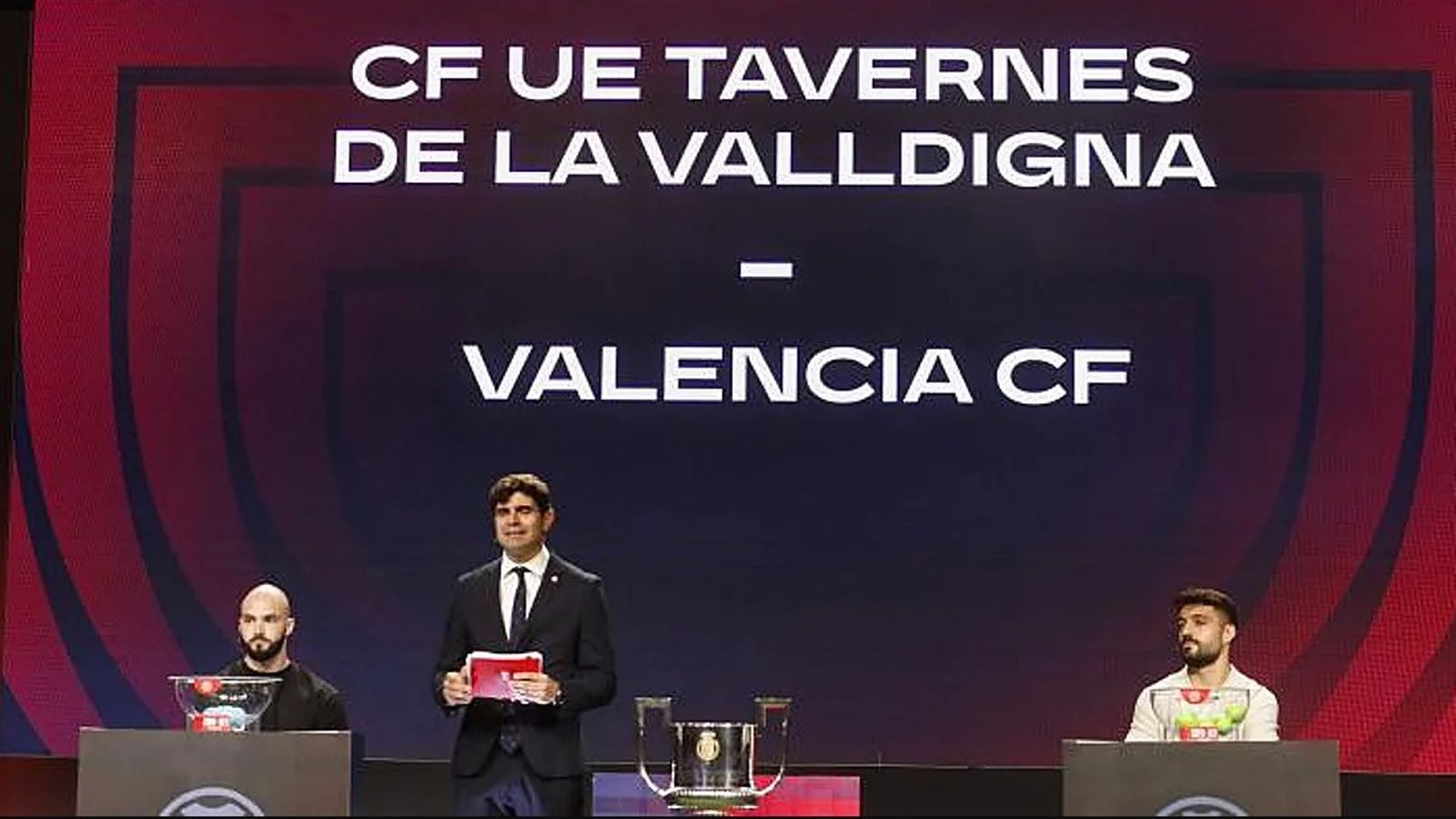 Imatge del sorteig de la primera eliminatòria de la Copa del Rei