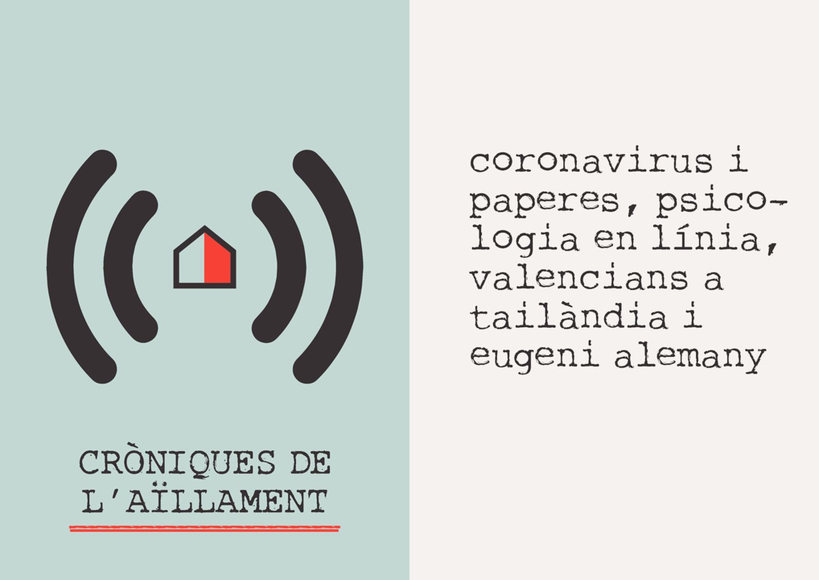 12.04.2020 | Coronavirus i paperes, psicologia en línia, valencians a Tailàndia i Eugeni Alemany