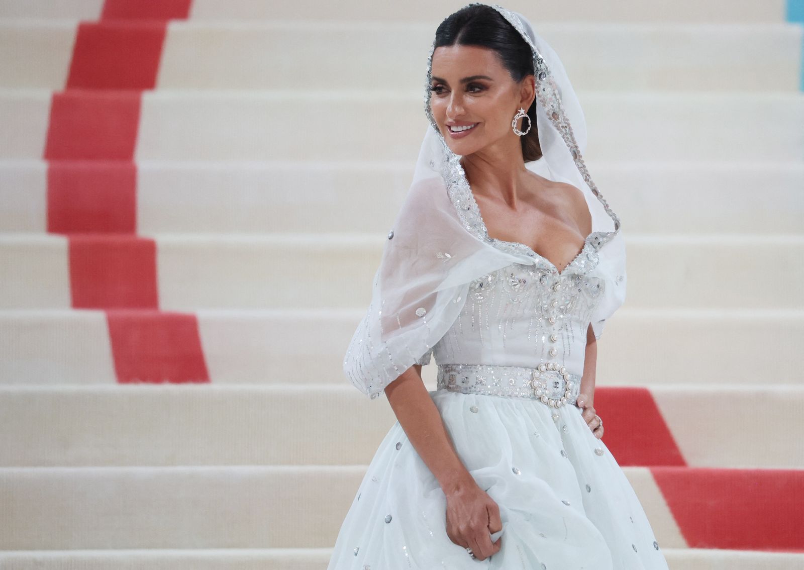 L'actriu espanyola Penélope Cruz quan en arribat a la gala benèfica que va acollir Nova York