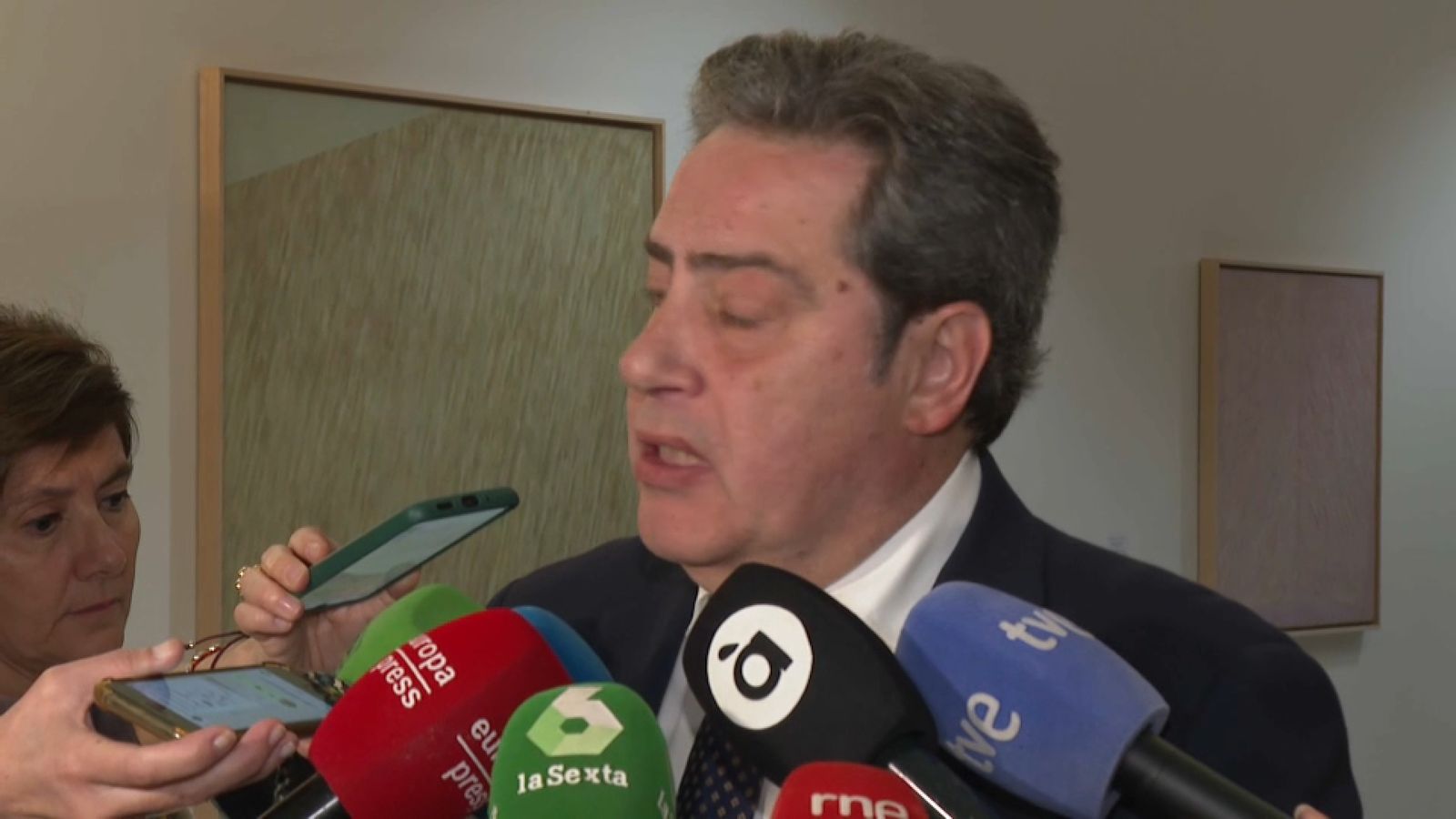 José María Llanos, este divendres en les Corts