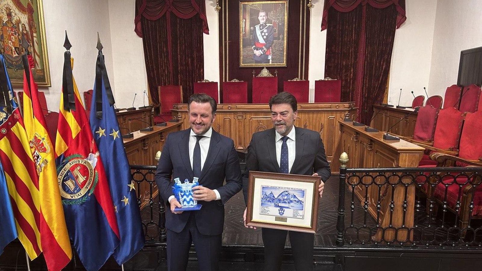 Els alcaldes d'Elx i Alacant aquest dimecres