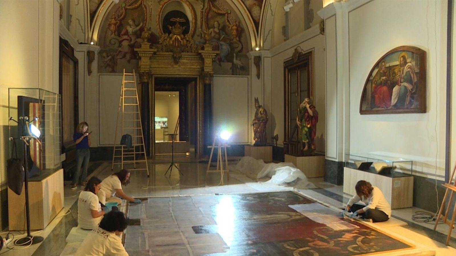 El procés de restauració a l’Ajuntament de València