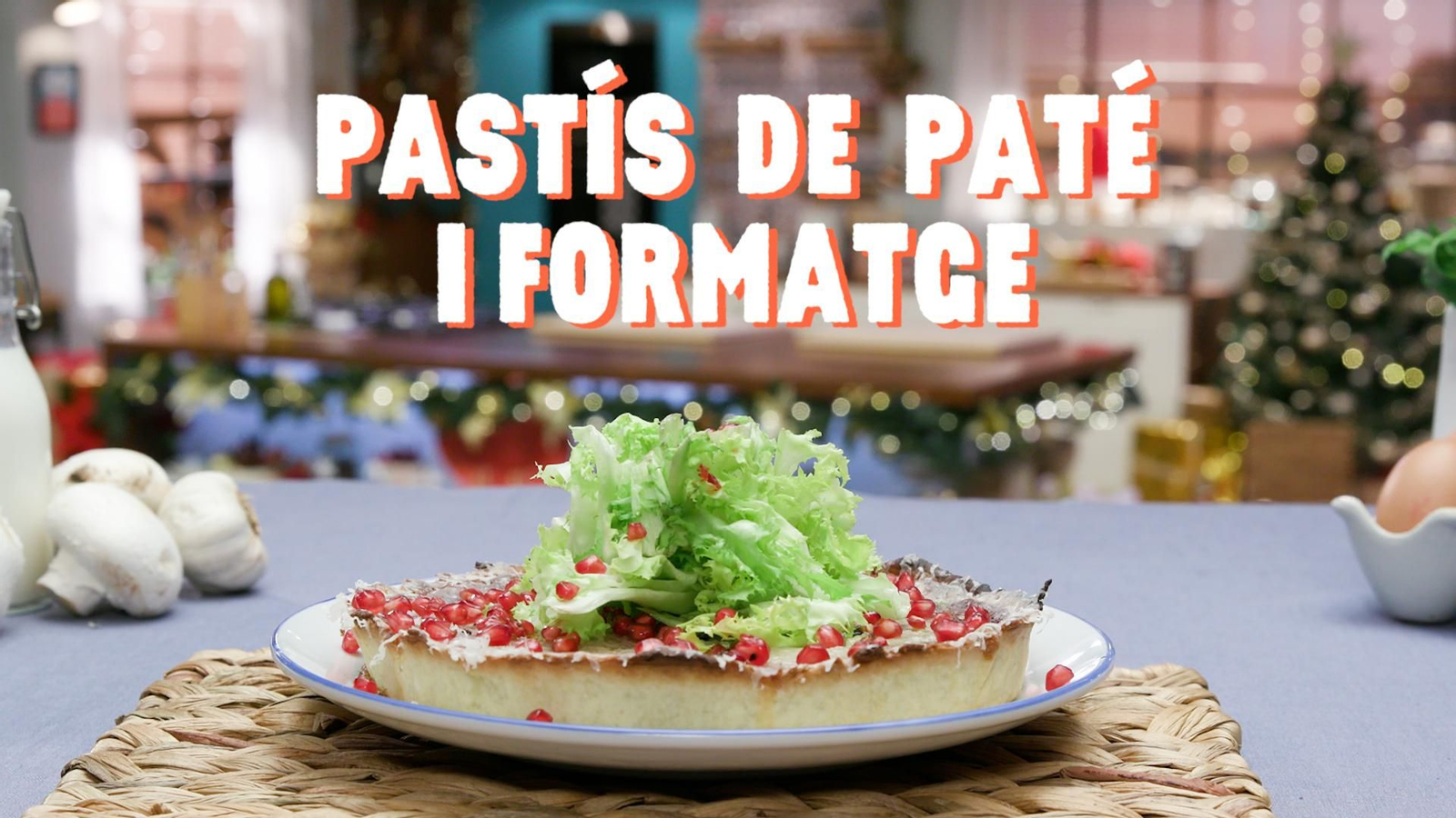Per a obrir boca: pastís de paté i formatge