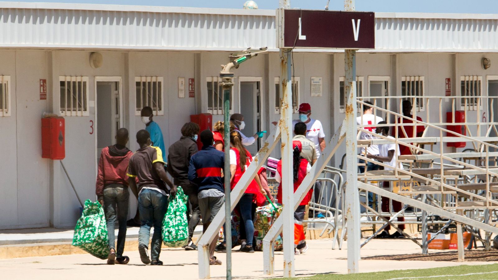 Imatge d'arxiu d'un centre d'atenció a persones migrants de Melilla