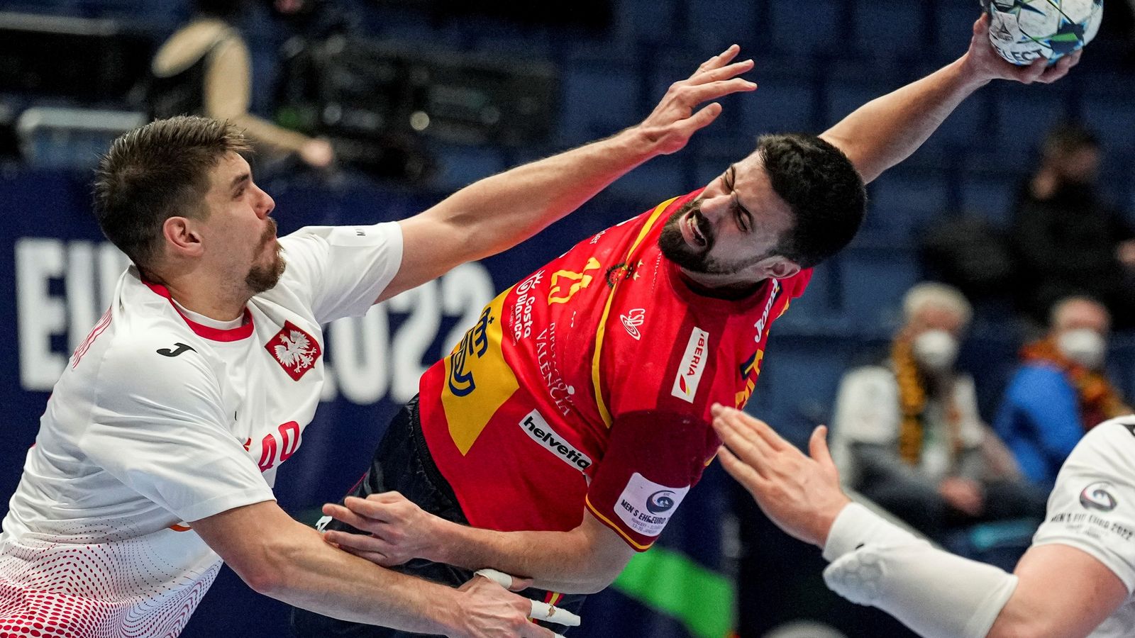 Agustín Casado en una acció d'atac