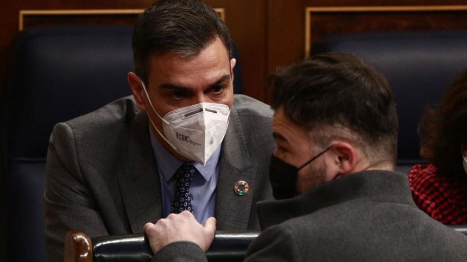 Sánchez i Rufián, en una imatge d'arxiu Sánchez i Rufián en una imatge d'arxiu