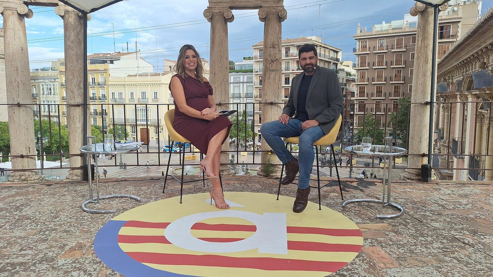 Marta Ventura i Vicent Baydal, des de la Catedral de València Marta Ventura i Vicent Baydal, des de la Catedral de València