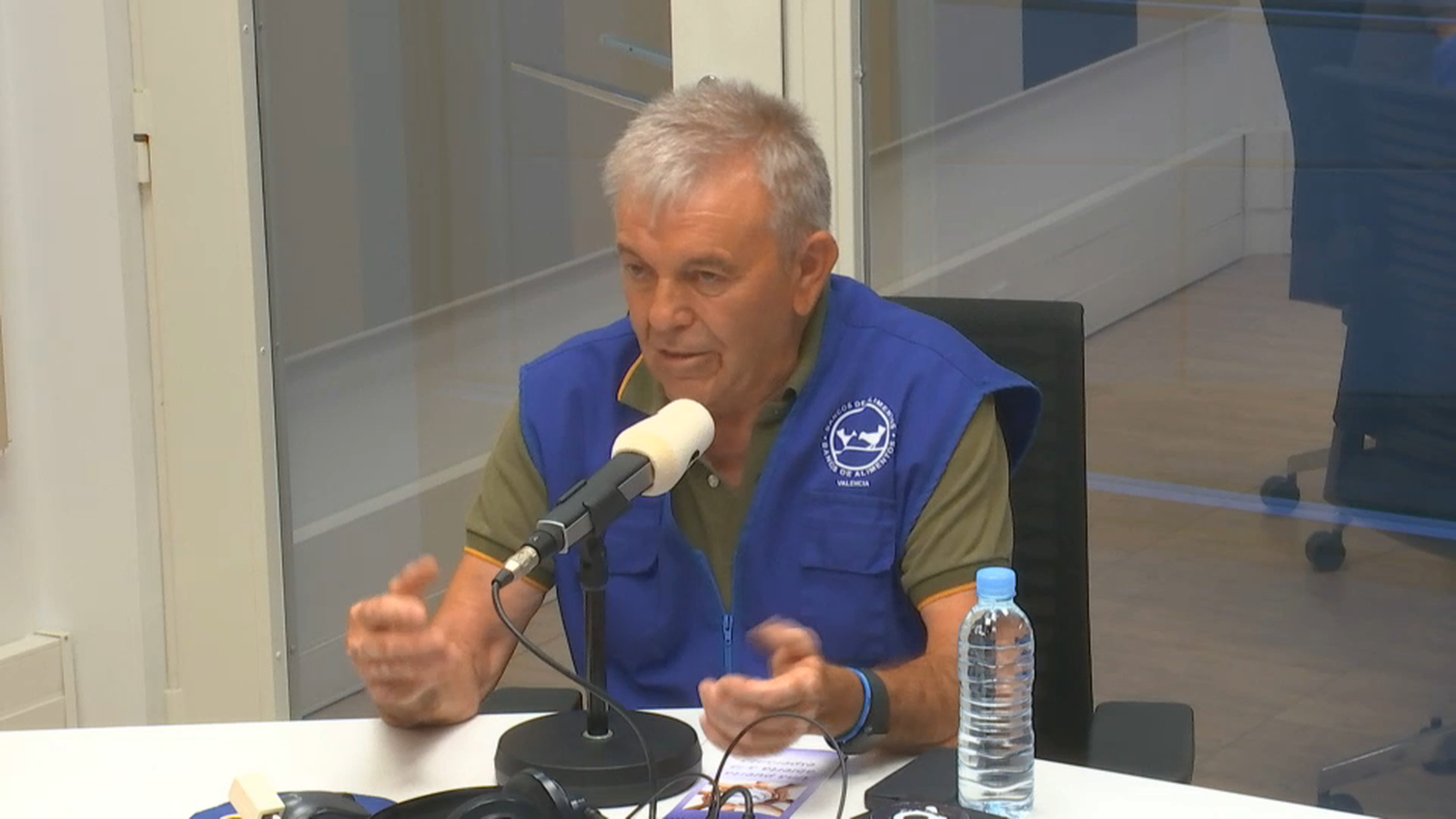 Jaime Serra durant l'entrevista en Les notícies del matí