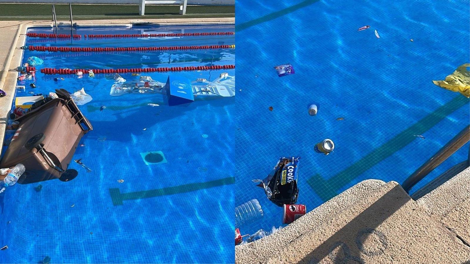 Actes vandàlics a la piscina municipal de Banyeres de Mariola
