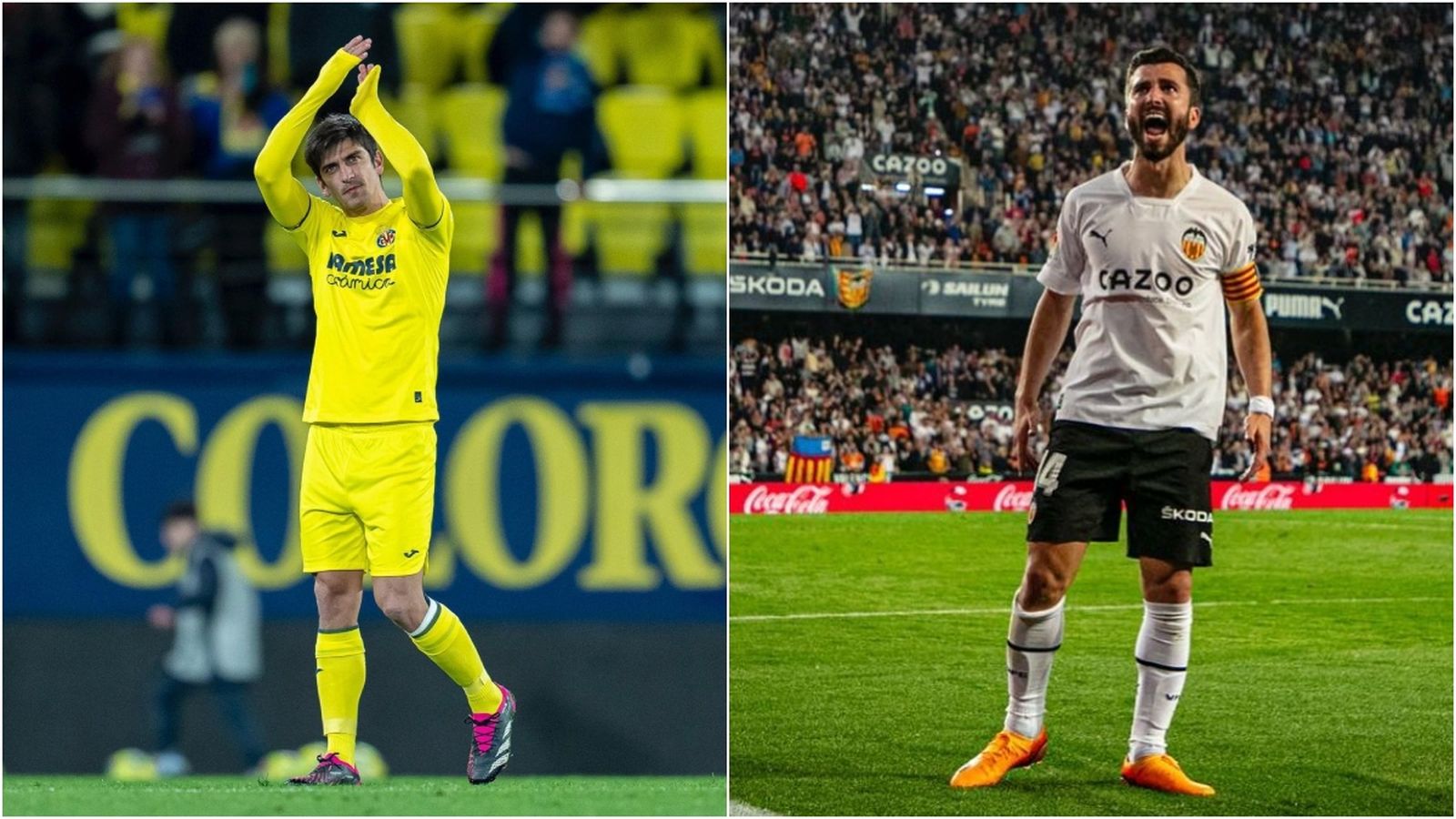 Gerard Moreno i Gayà, jugadors del Vila-real i València CF