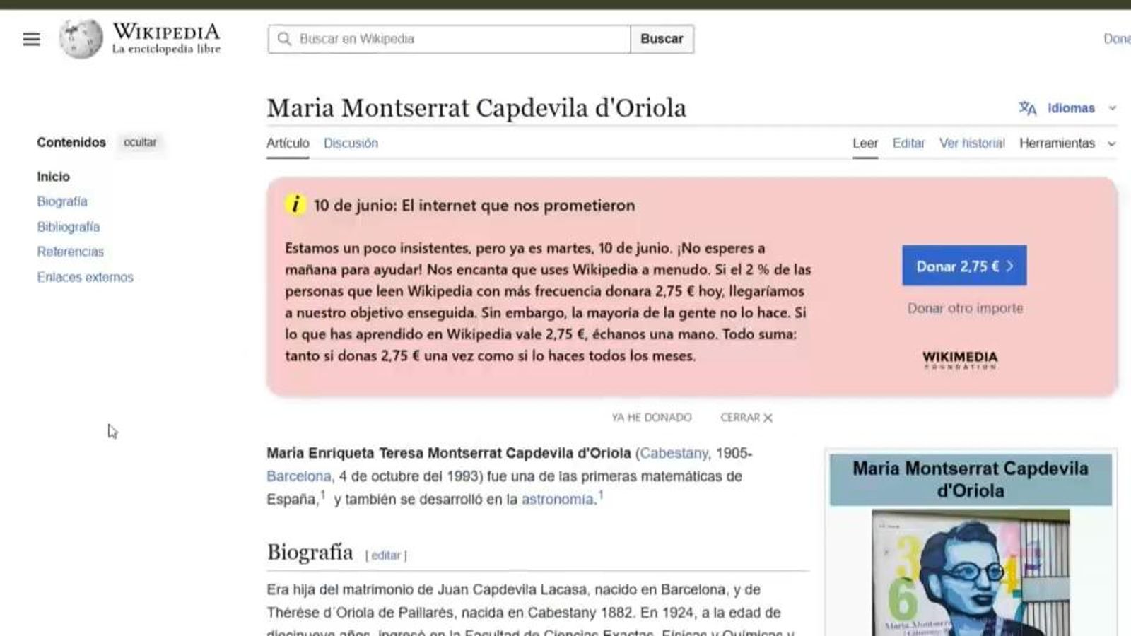 Només el 25% dels perfils en espanyol són femenins