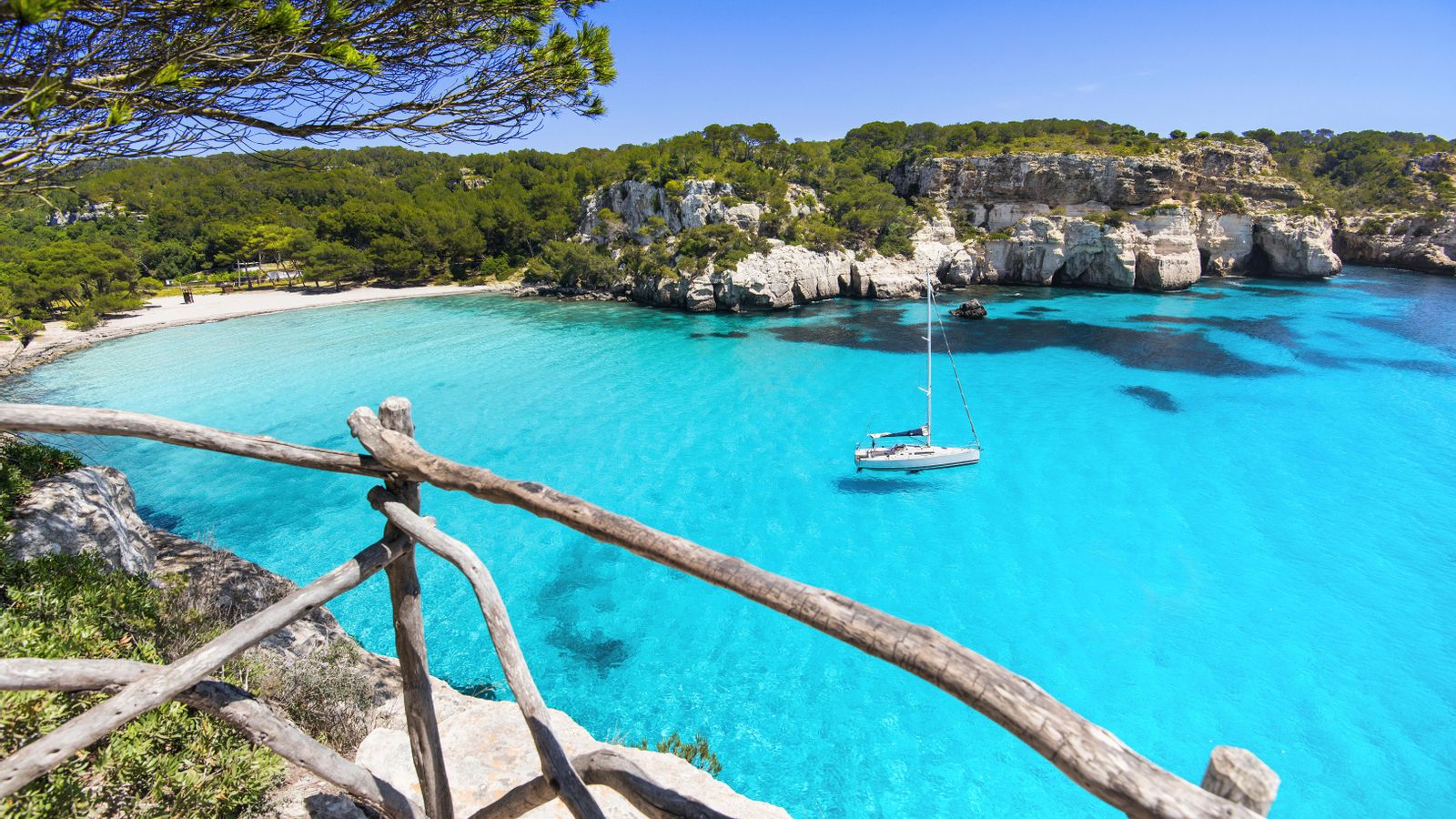 Imatge d'arxiu de la Cala Macarella, a Menorca