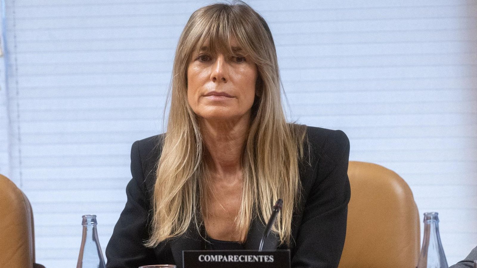 La dona del president del Govern, Begoña Gómez, durant la comissió d'investigació de l'Assemblea de Madrid