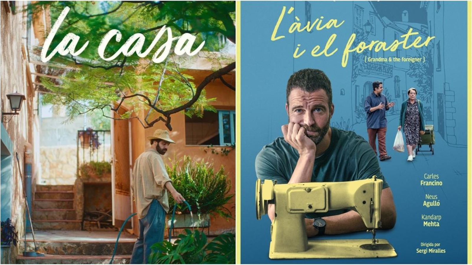 Cartells de les pel·lícules 'La Casa' i 'L'àvia i el foraster'