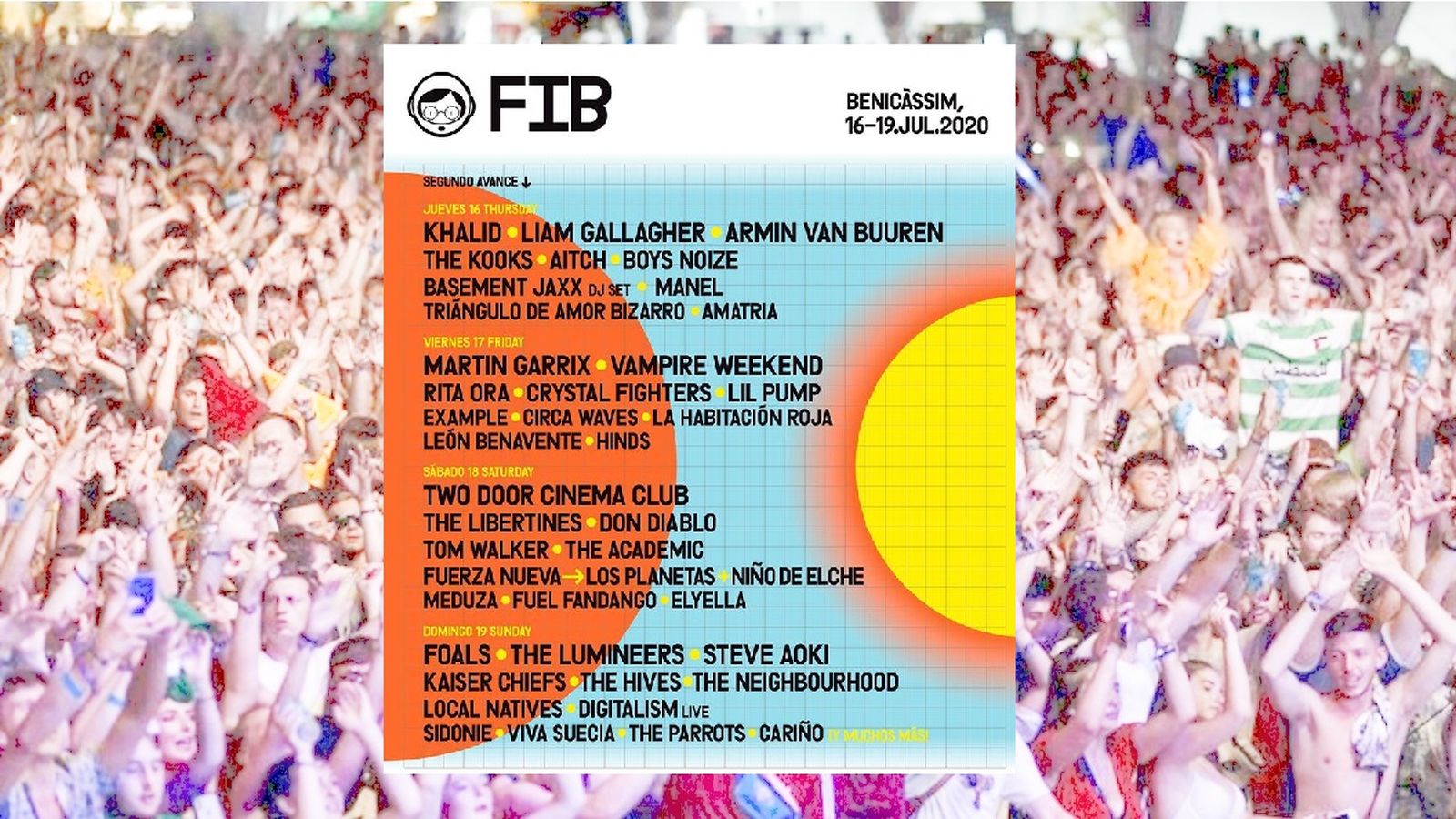 Two Door Cinema Club i Tom Walker se sumen al FIB