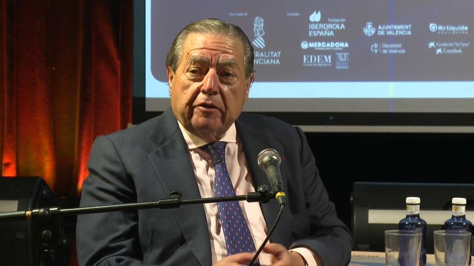 El president de la Fundació Premis Rei Jaume I i d'AVE, Vicente Boluda, este divendres El president de la Fundació Premis Rei Jaume I i d'AVE, Vicente Boluda, este divendres