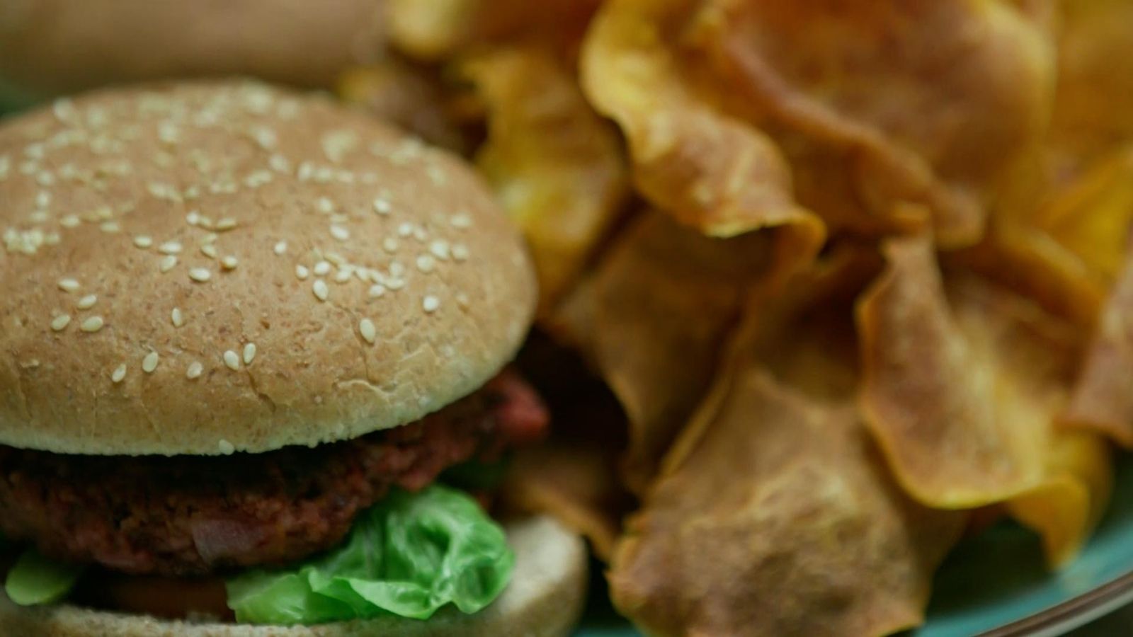 Hamburguesa de fesols rojos