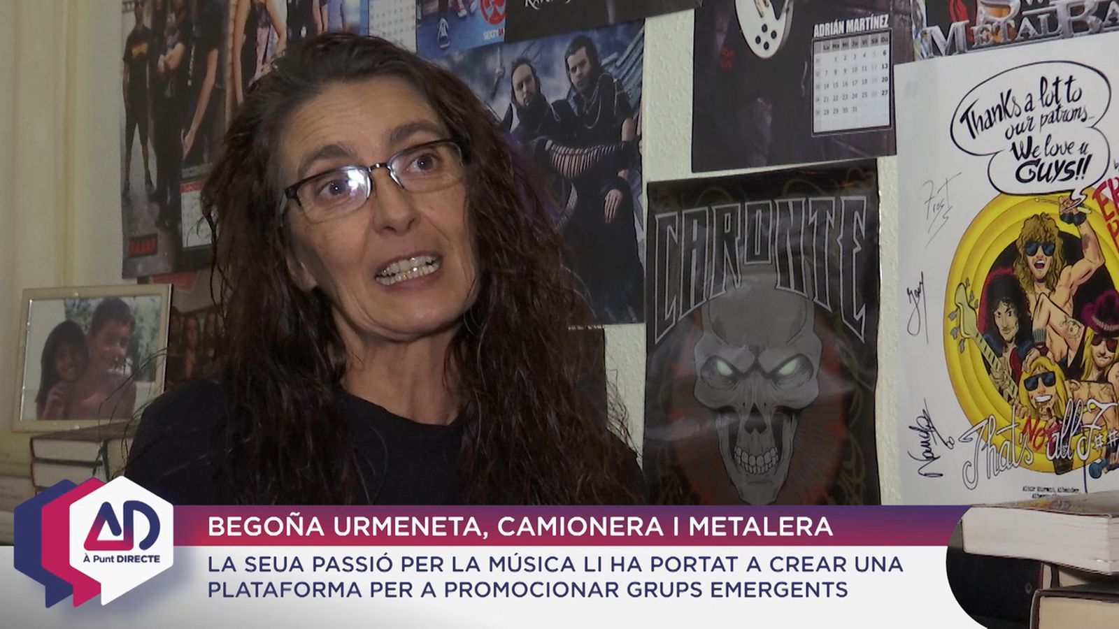 Begoña Urmeneta, camionera i metalera