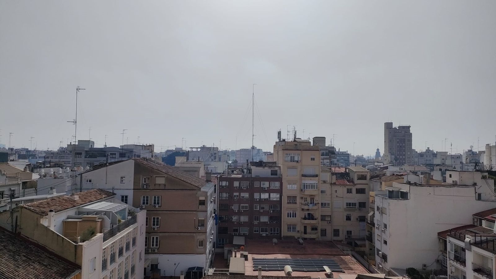 Imatge del cel de la ciutat de València