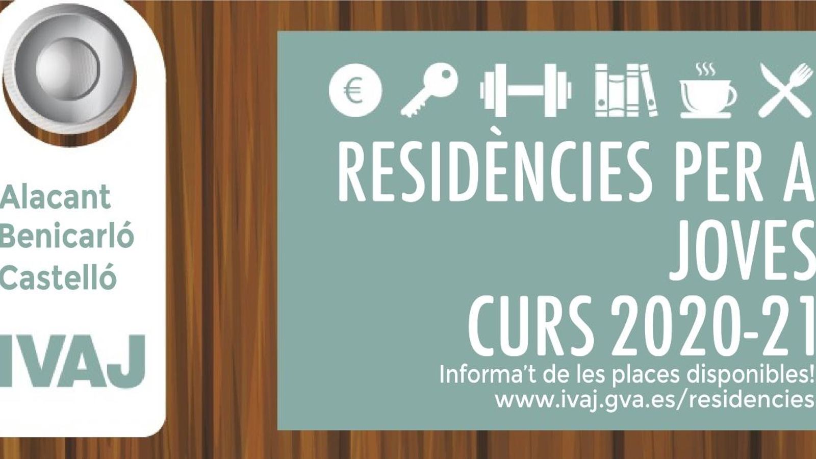 Conclou el termini per a sol·licitar places a les residències juvenils de l'IVAJ