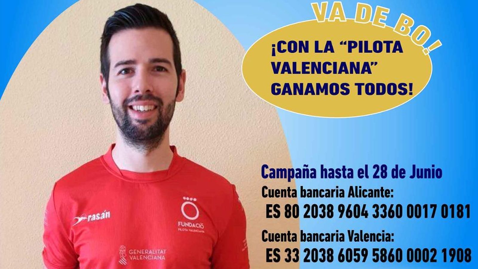 À Punt s’uneix a Bankia i a la Federació de Pilota en la campanya per als bancs d’aliments