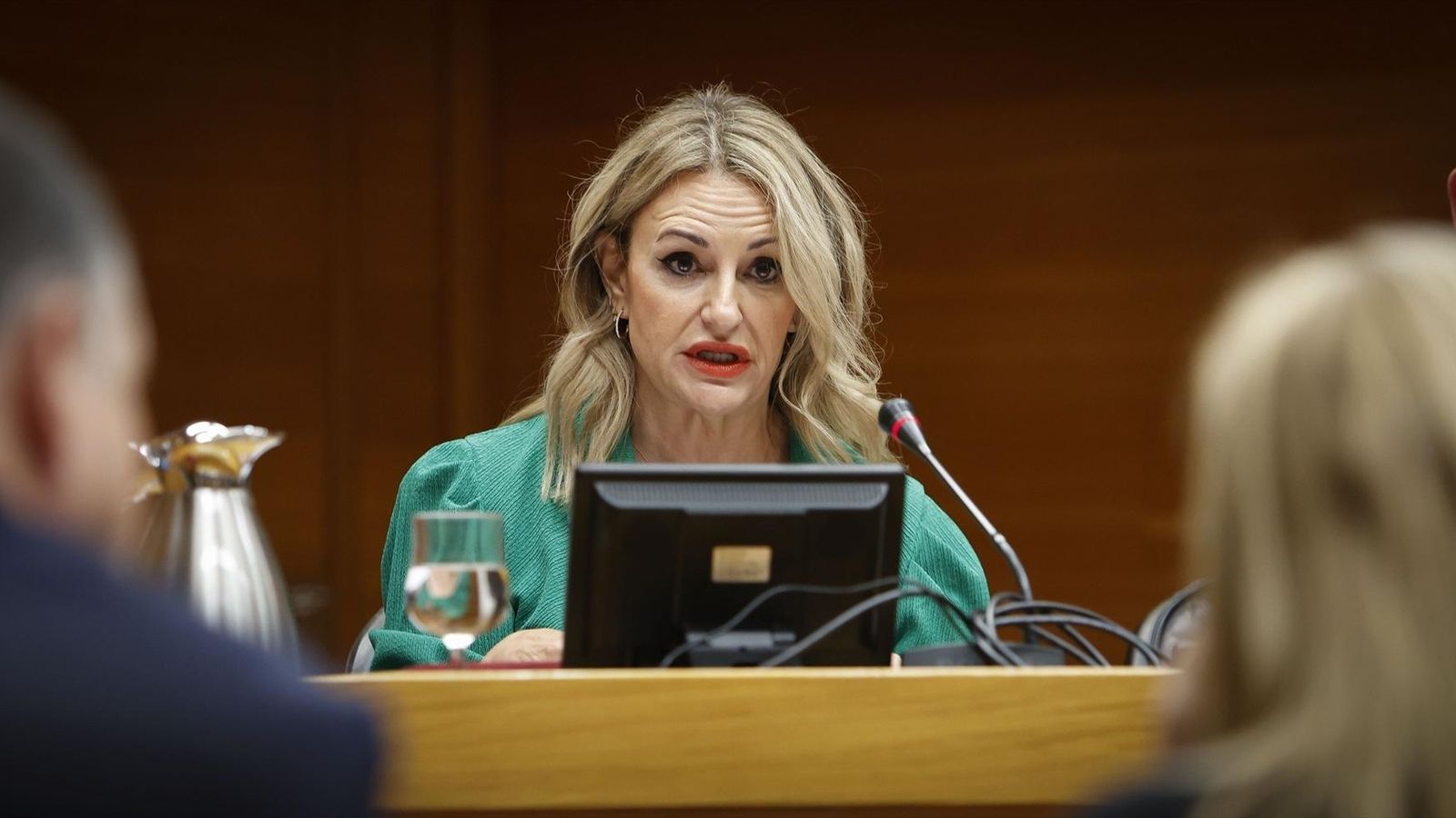 La consellera Nuria Montes, aquest dimecres en les Corts