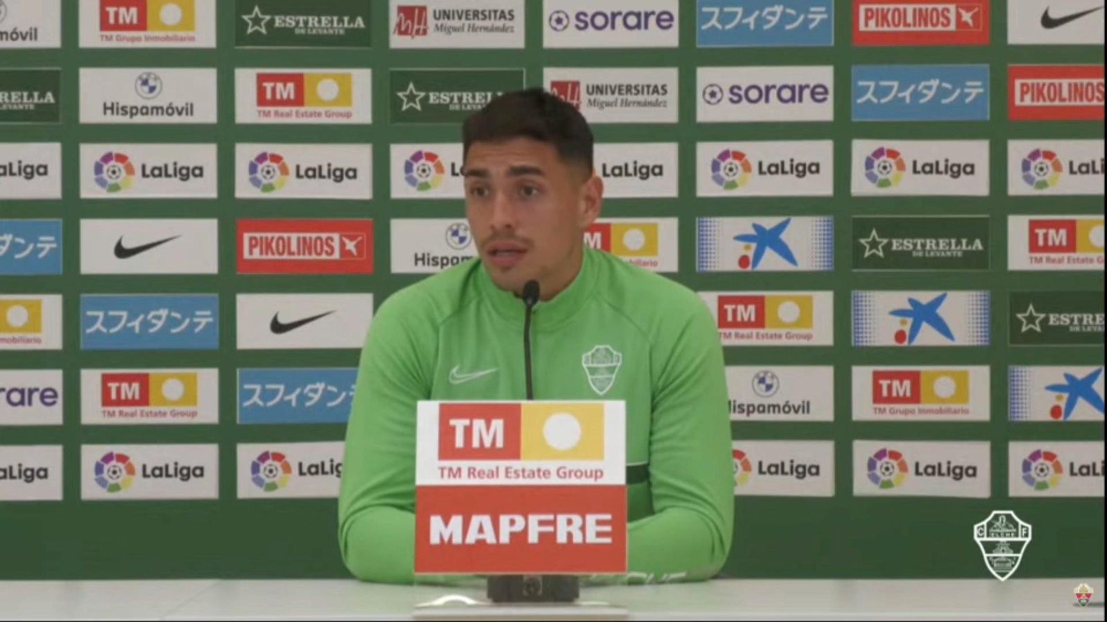El jugador de l'Elx, Ezequiel Ponce El jugador de l'Elx, Ezequiel Ponce